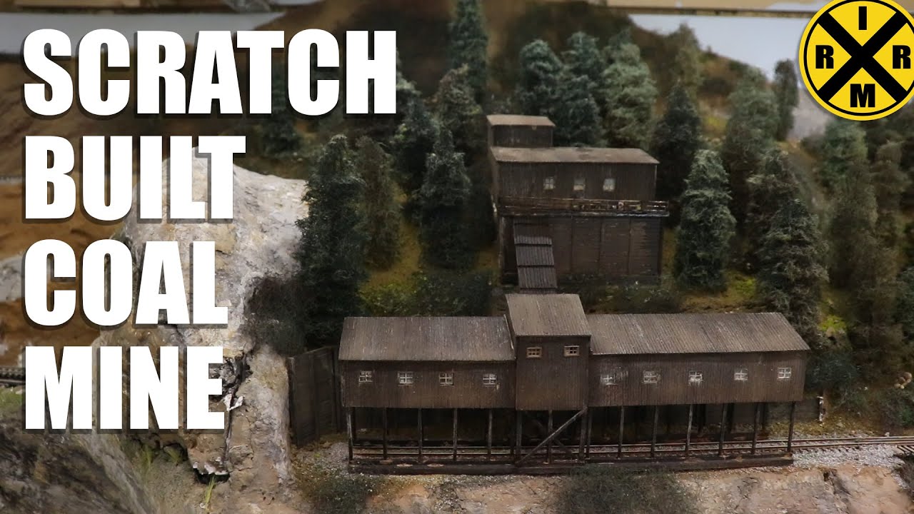 094: My N Scale Coal Mine Scratch Build!