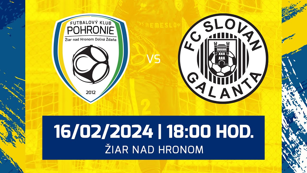 FK Pohronie - FC Slovan Galanta