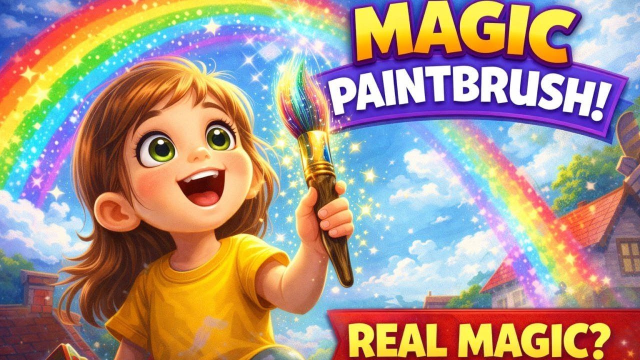 The Magic Paintbrush Story | Fun Kids Story About Creativity