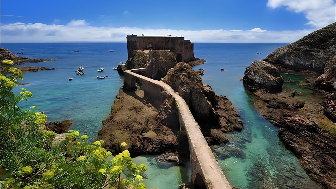 ABANDONED FORT ISLAND IN PORTUGAL