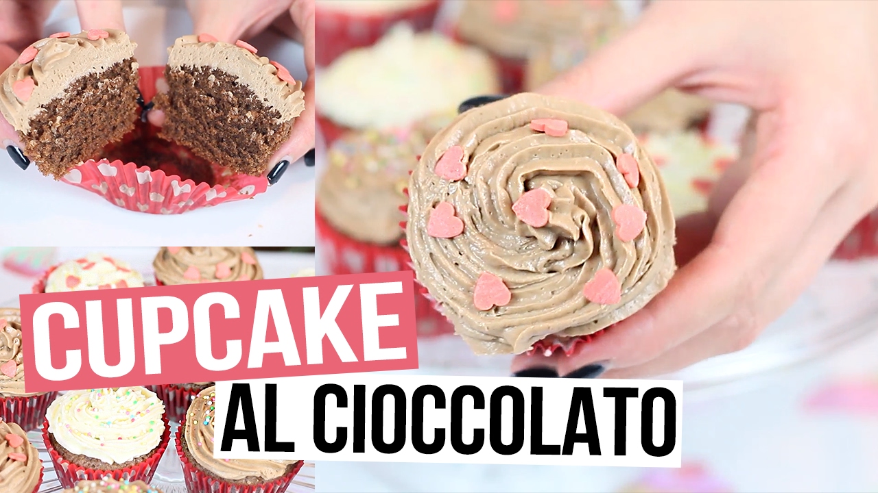 CUPCAKE MORBIDI AL CIOCCOLATO PER SAN VALENTINO