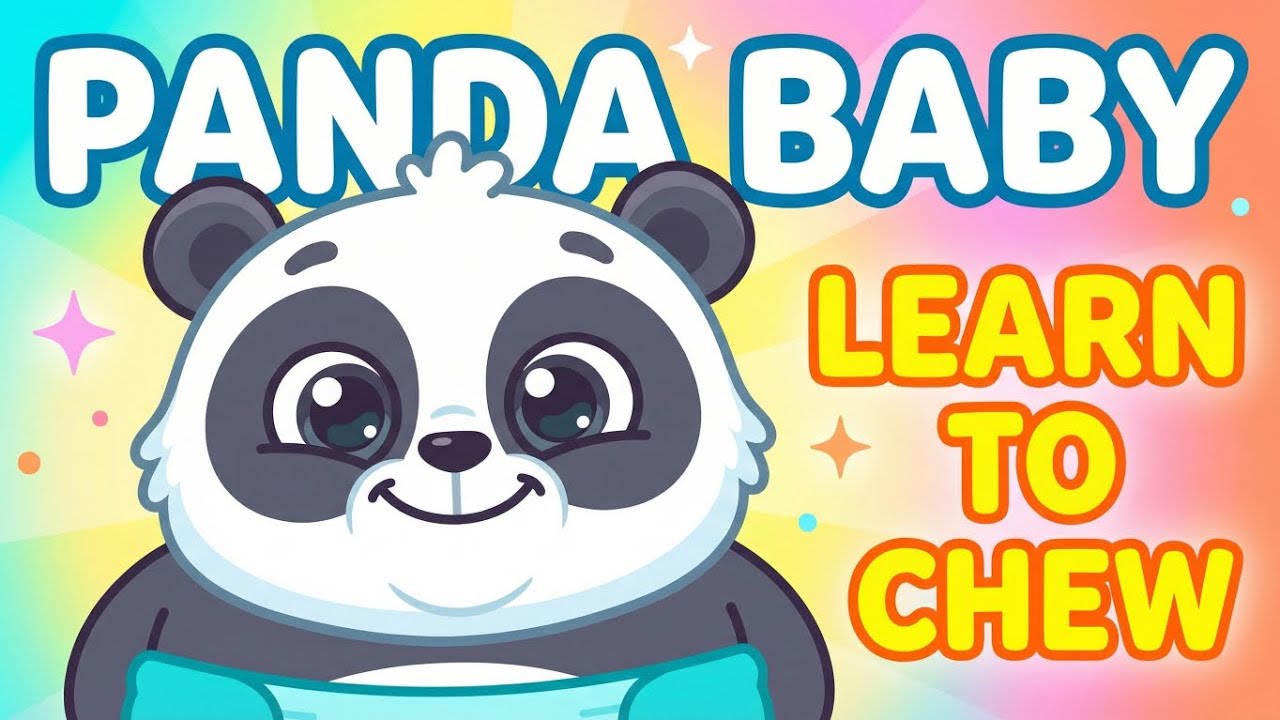 Panda baby | LEARN TO CHEW 