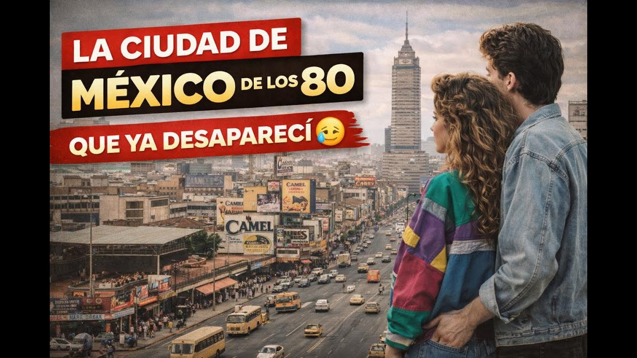 La Ciudad de MEXICOde los 80 que YA DESAPARECIÓ 😢