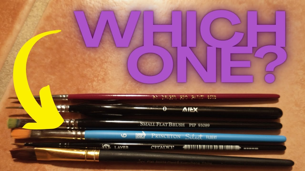 The Best Miniature Paint Brushes For Beginners!