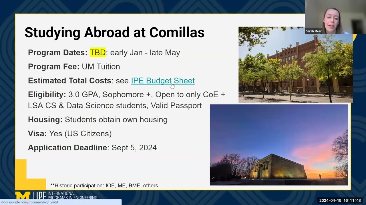 Semester abroad in Madrid; Universidad Pontificia Comillas Vs. Universidad Carlos III de Madrid