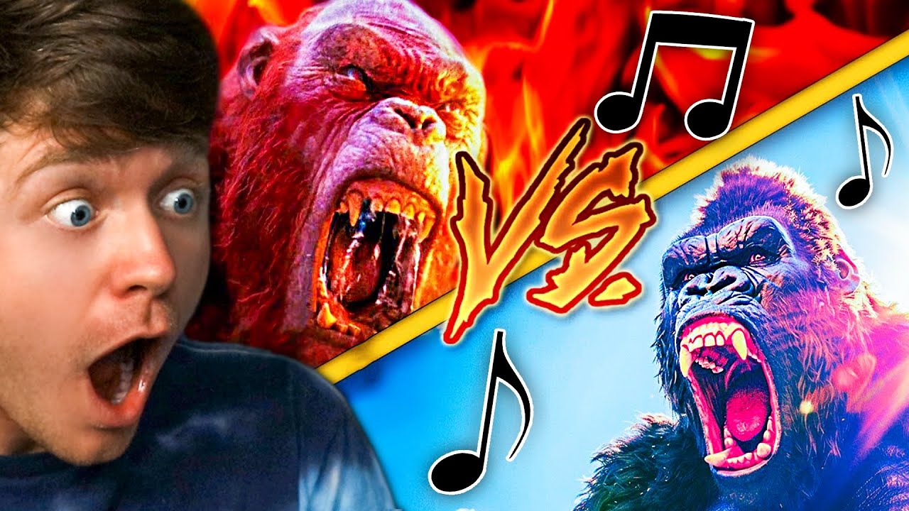 Reacting to SKAR KING vs KONG the RAP BATTLE!?