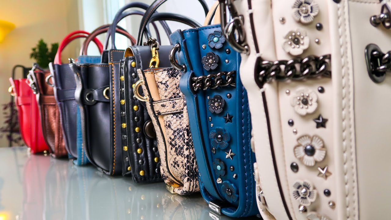 Coach Swagger Collection | 8 Handbags | 1941 | Sample Bag | Python | Tea Roses | Mineral | Links