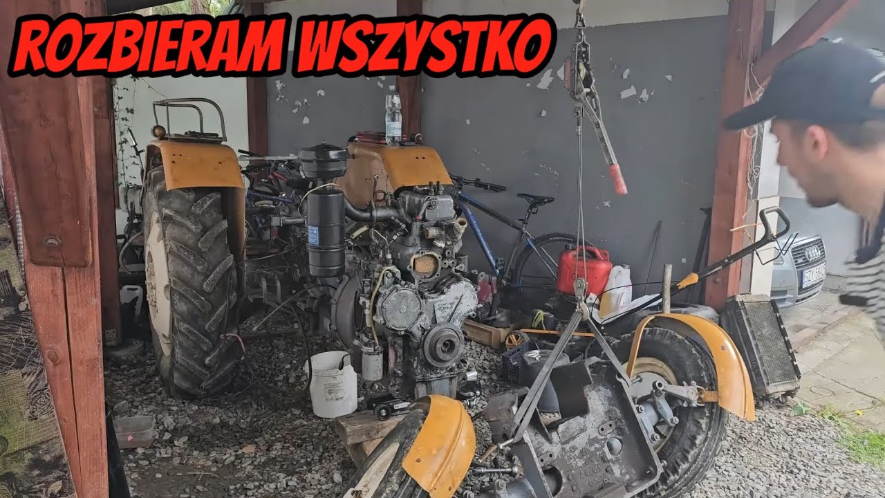 Regeneracja przedniej Osi / Demontaż silnika / Remont Ursus C330
