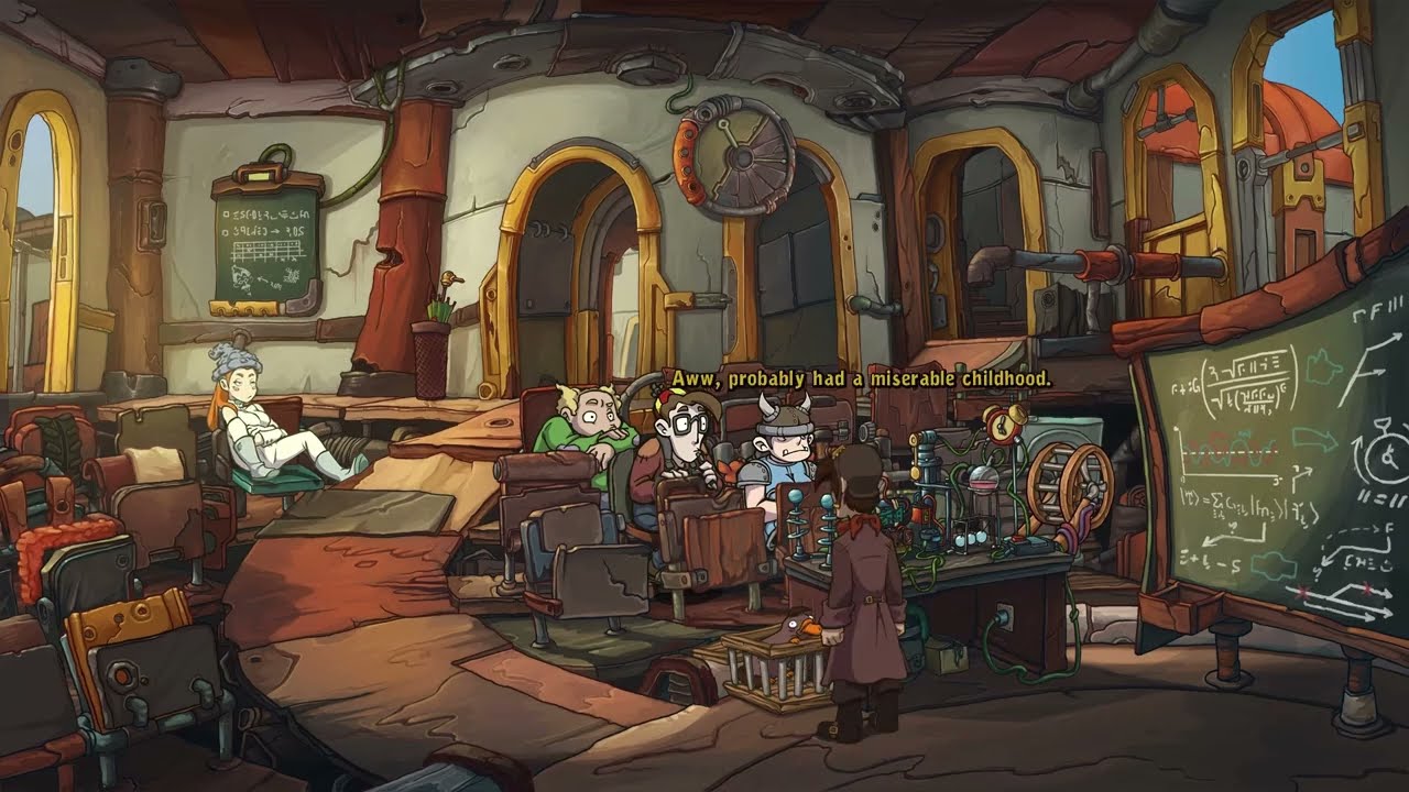 Deponia Doomsday Full Walkthrough Part 30 -McChronicle School #deponia #deponiadoomsday #walkthrough