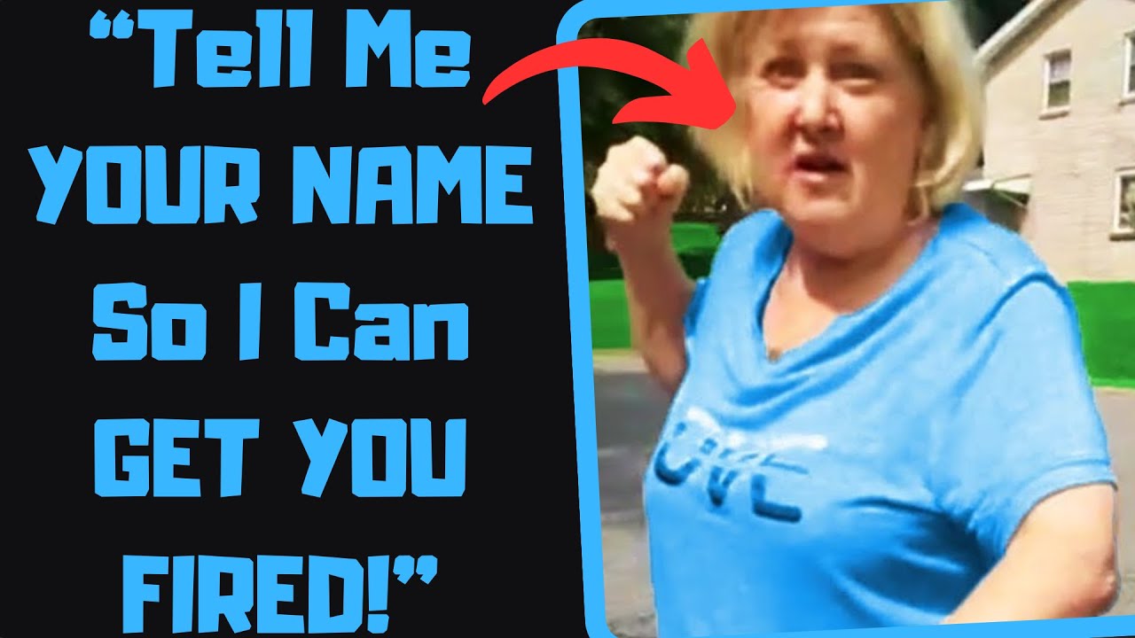 r/IDontWorkHereLady - Psycho Karen STALKS ME to Get Me Fired! Says I'm Her SERVANT!