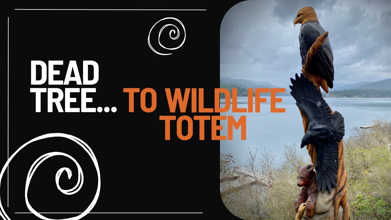 Carving A Wildlife Themed Totem