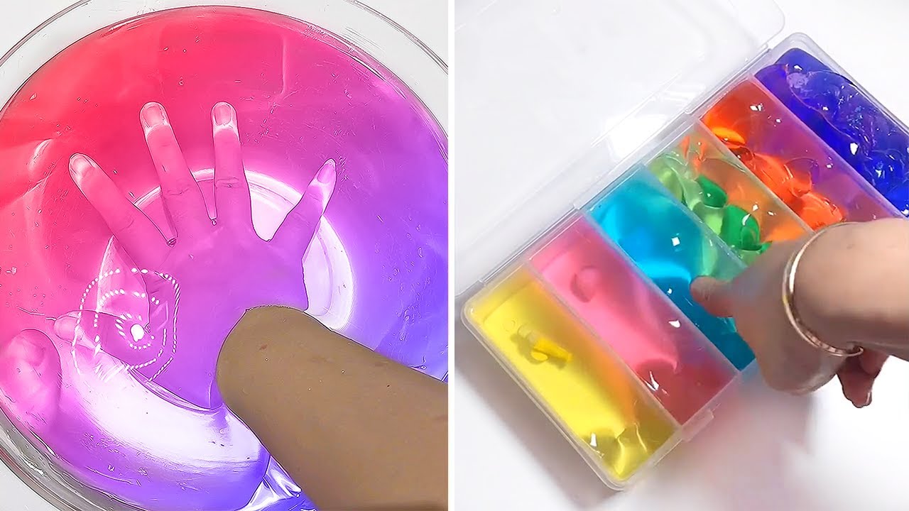 24 Hour of Relaxing Slime ASMR – Echoes of Peace and Pop #749