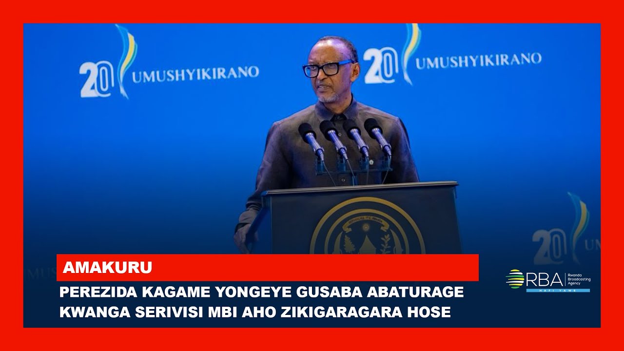 Perezida Kagame yongeye gusaba abaturage kwanga serivisi mbi aho zikigaragara hose