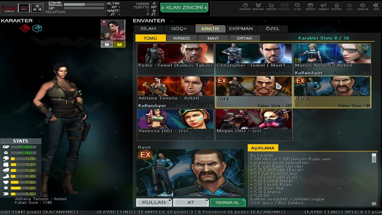 SKLIK WOTLUK DOLU HESAP SATILIK