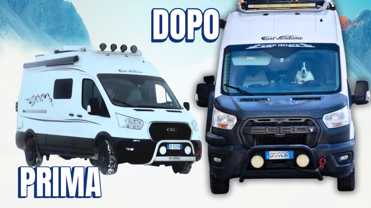 VAN TOUR FORD TRANSIT 4X4-OMOLOGATO ITALIA-UPGRADE-Camper tour 4x4