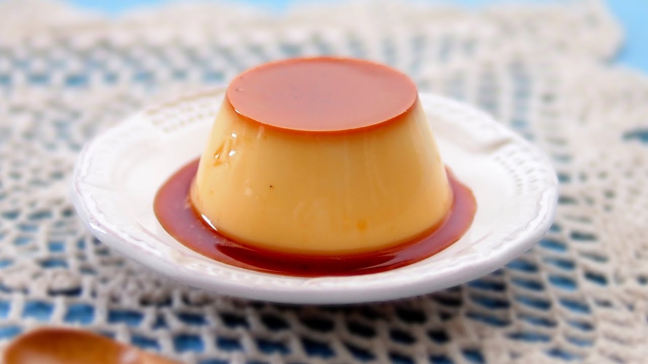 【スイーツレシピ】なめらかプリン　A smooth pudding