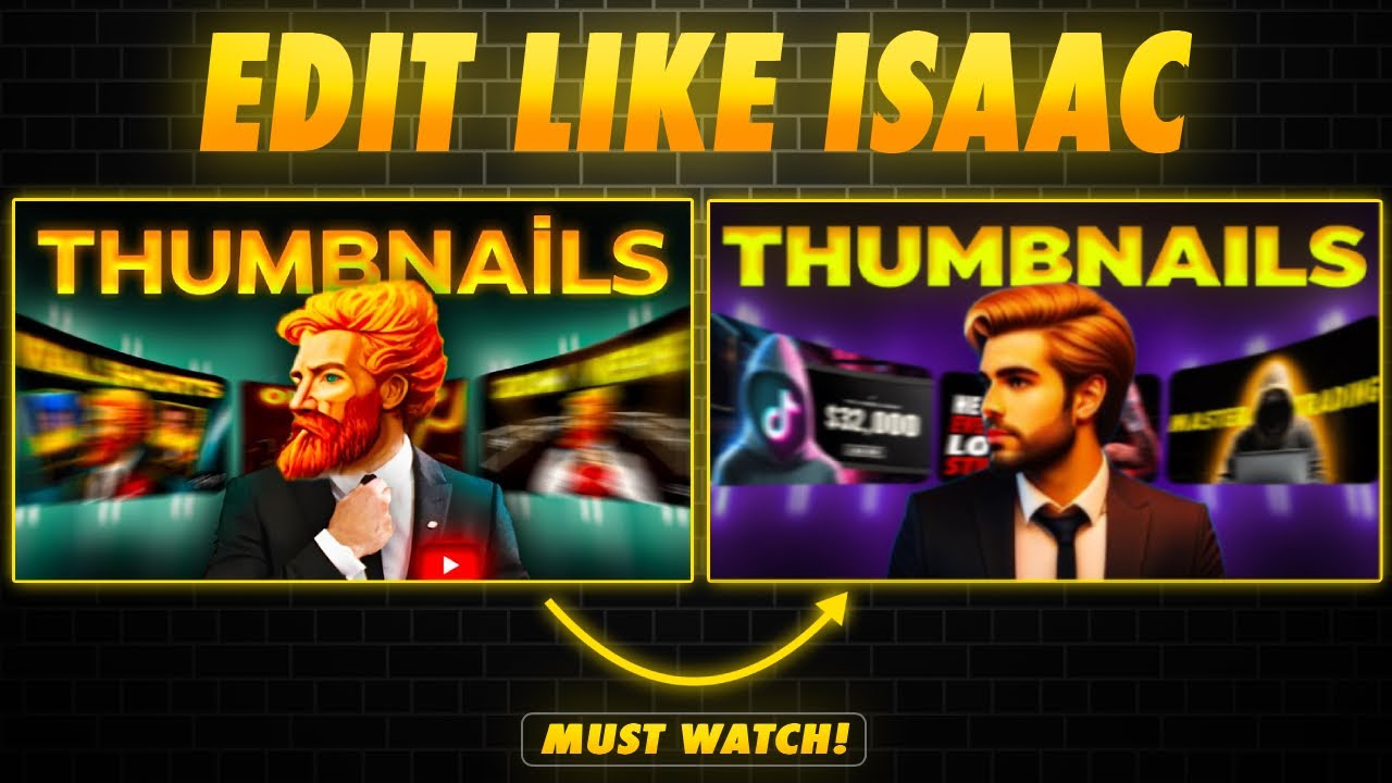 How to Create Thumbnails Like Isaac For FREE (Full Tutorial)