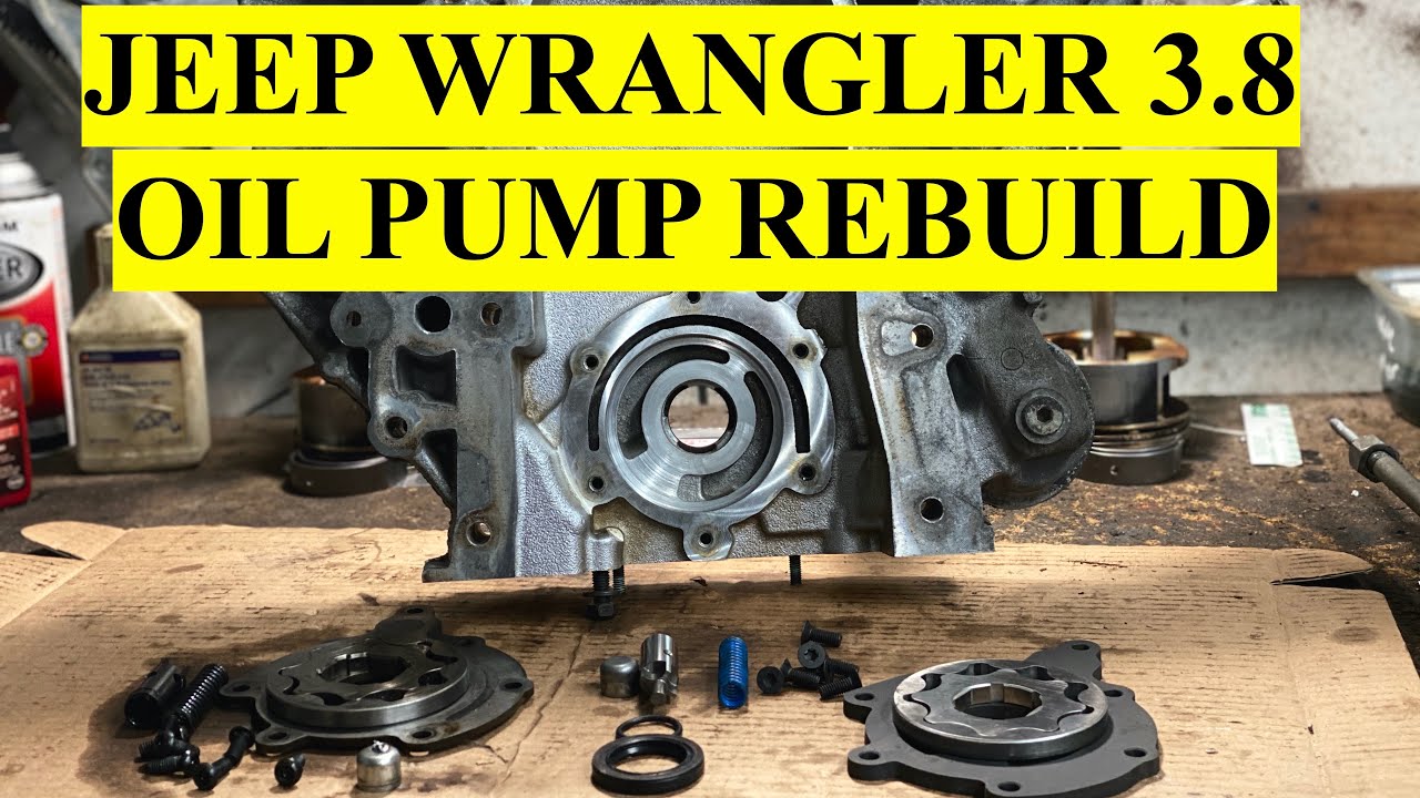 Oil Pump Rebuild/Replacement on Jeep Wrangler Chrysler  Dodge 3.8 liter V6 2007-2011