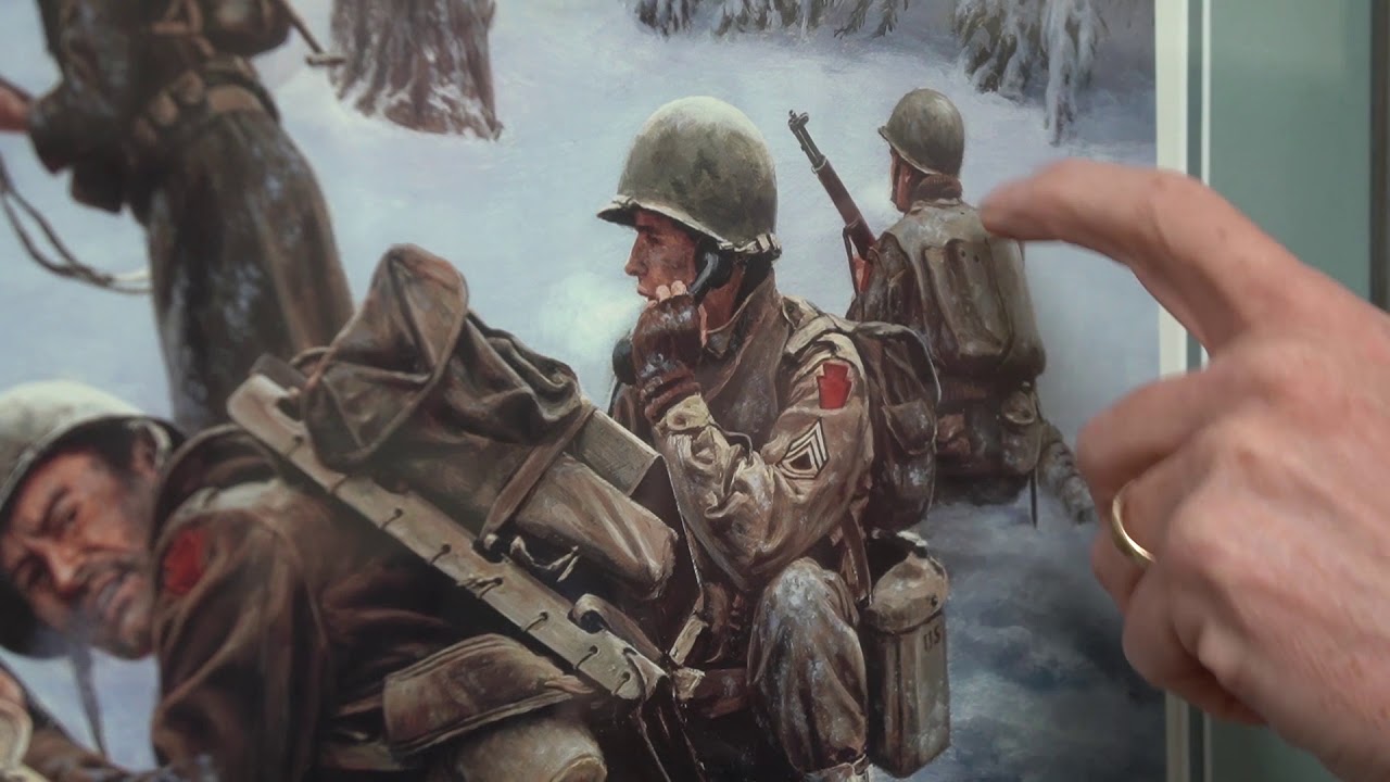 88th RD Historian Ward Zischke walks us into a WWII painting