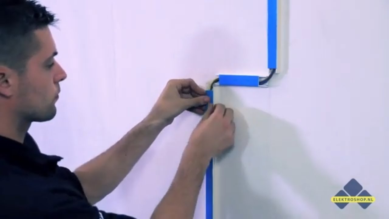Kabelgoot Kunststof 25X13 Systeem 25 Wit 930020 voor elektrische installatie | CANALIT