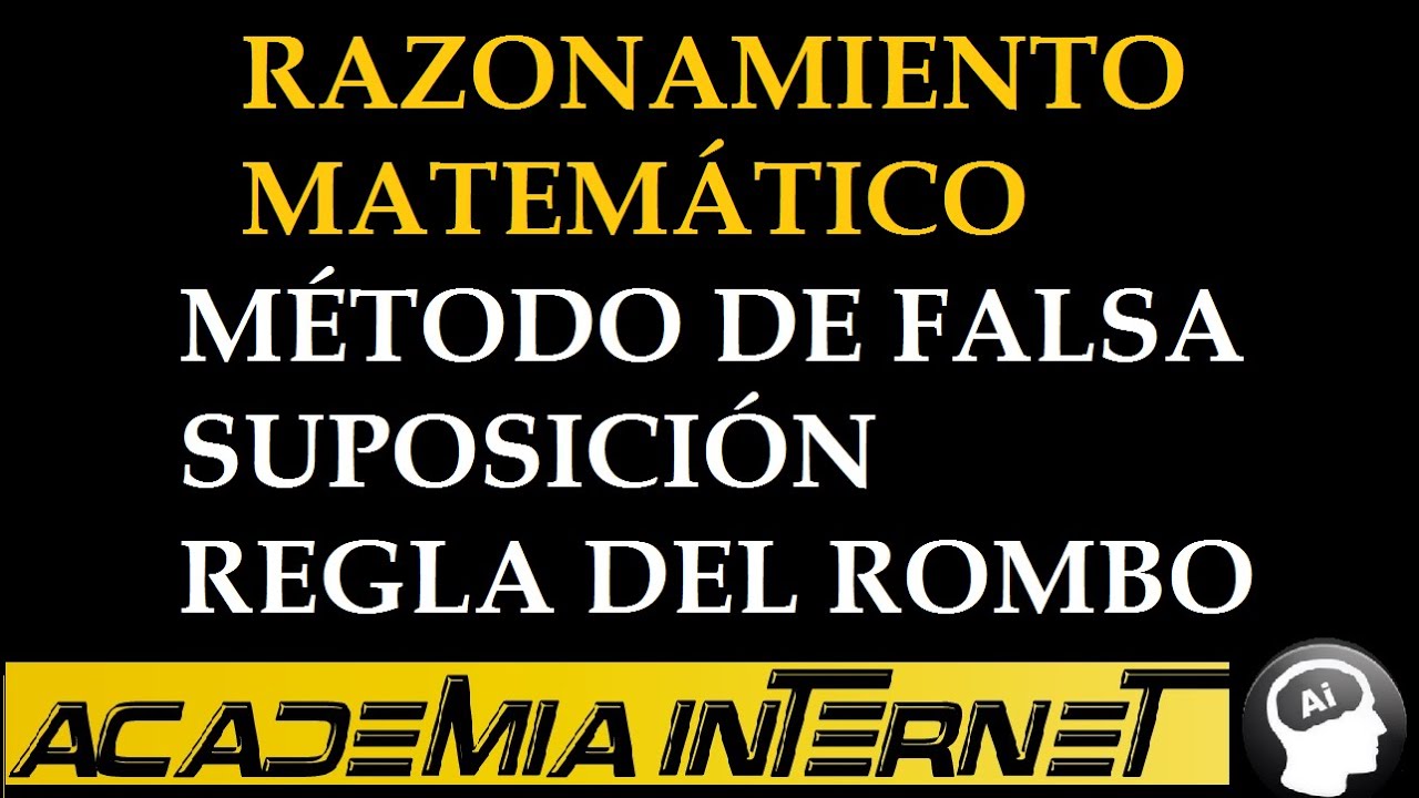 Falsa Suposición, Método del Rombo