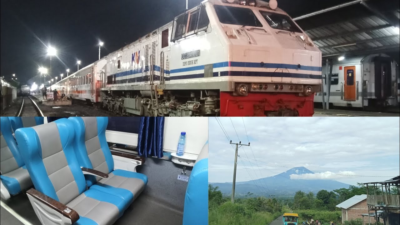 Pulang ke kampung halaman dengan kereta kasta ternyaman divre 3 ❗Trip KA S1 Sindang Marga eksekutif