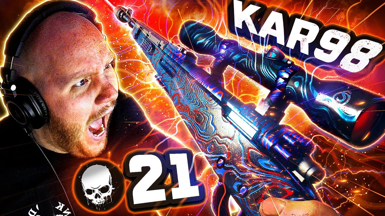 21 KILL GAME WITH KAR98 IN WARZONE