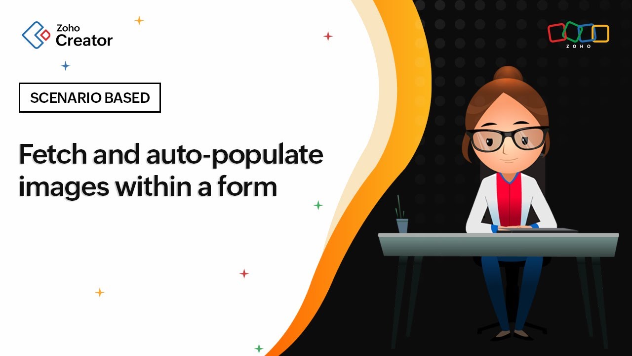How to fetch and auto-populate an image in a form based on the user's input?