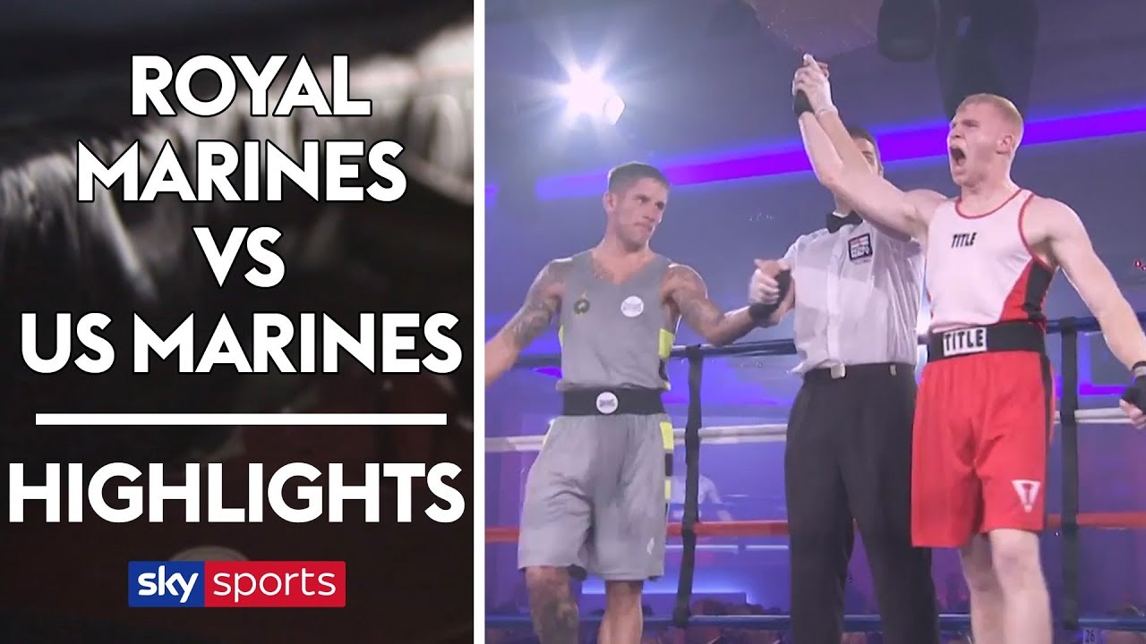 HIGHLIGHTS: Royal Marines vs US Marine Corps 🥊| Boxing Tournament