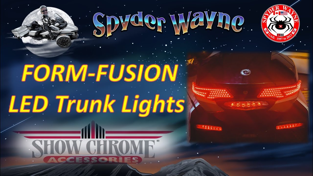 Enhance Your Spyder RT With Form-Fusion LED Trunk Lights By Show Chrome - A Must-Have Upgrade!