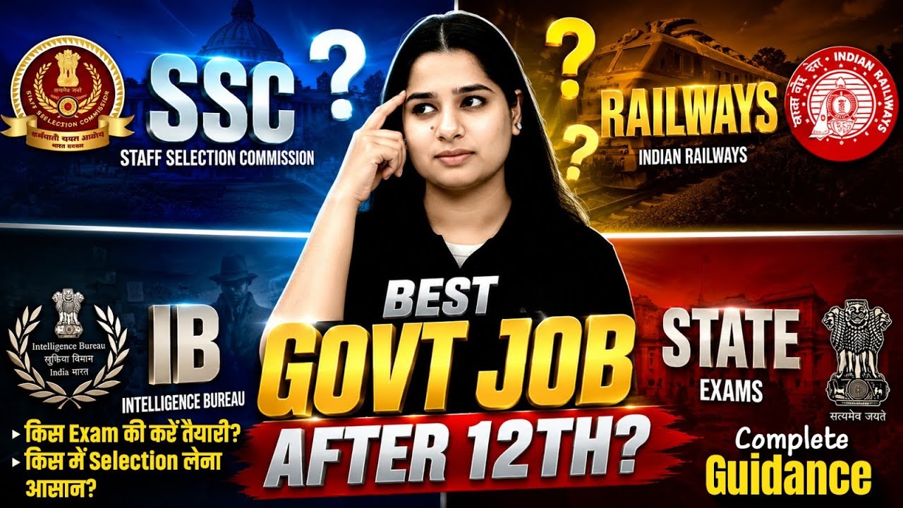 Best Govt Jobs After 12th | Salary, Eligibility & Exam Pattern 2026 | Complete Guidance