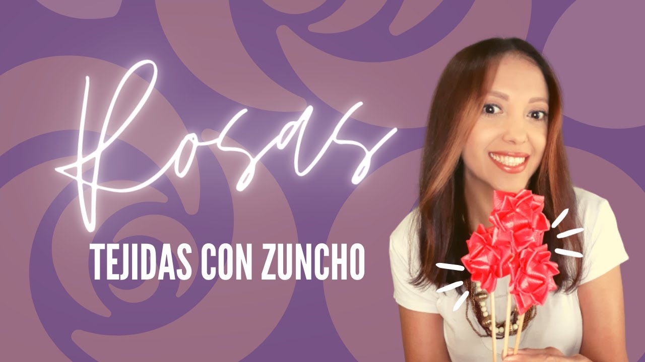 COMO TEJER UNA ROSA CON ZUNCHO-#ideasparavender
