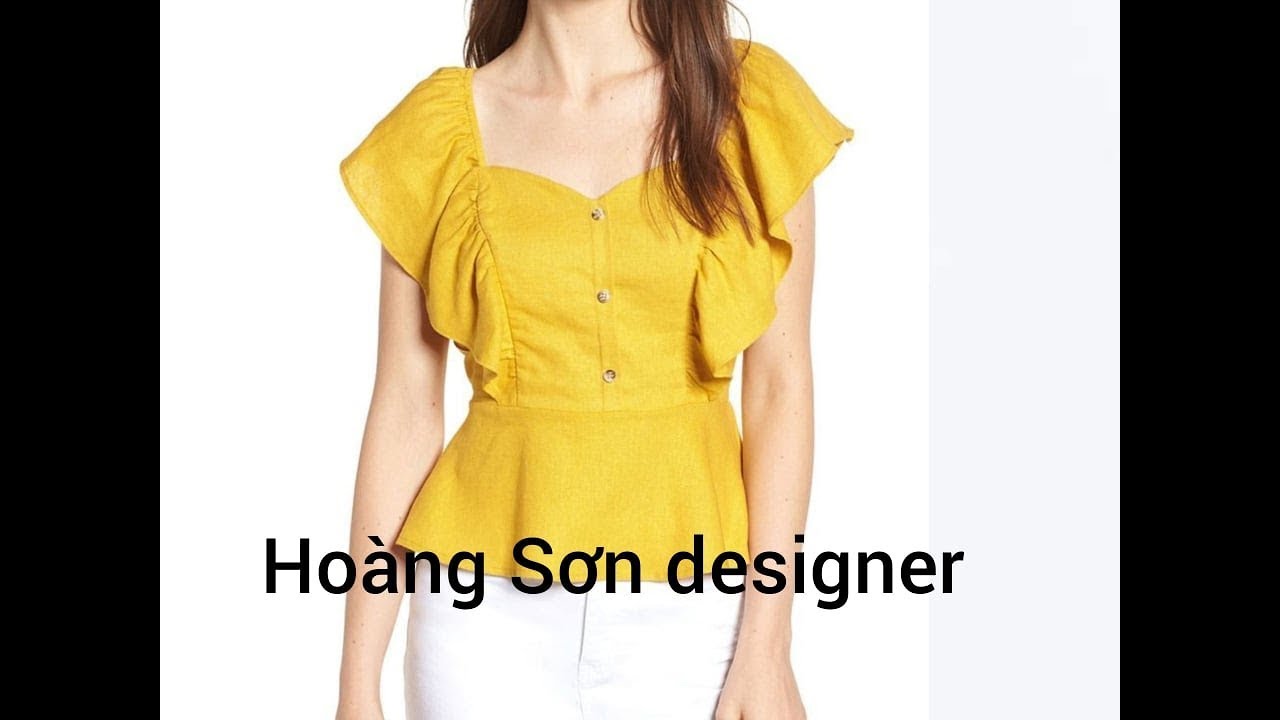 dạy cắt may cơ bản: hướng dẫn cách cắt áo theo mẫu cúp ngực|áo cúp ngực, hoàng sơn designer