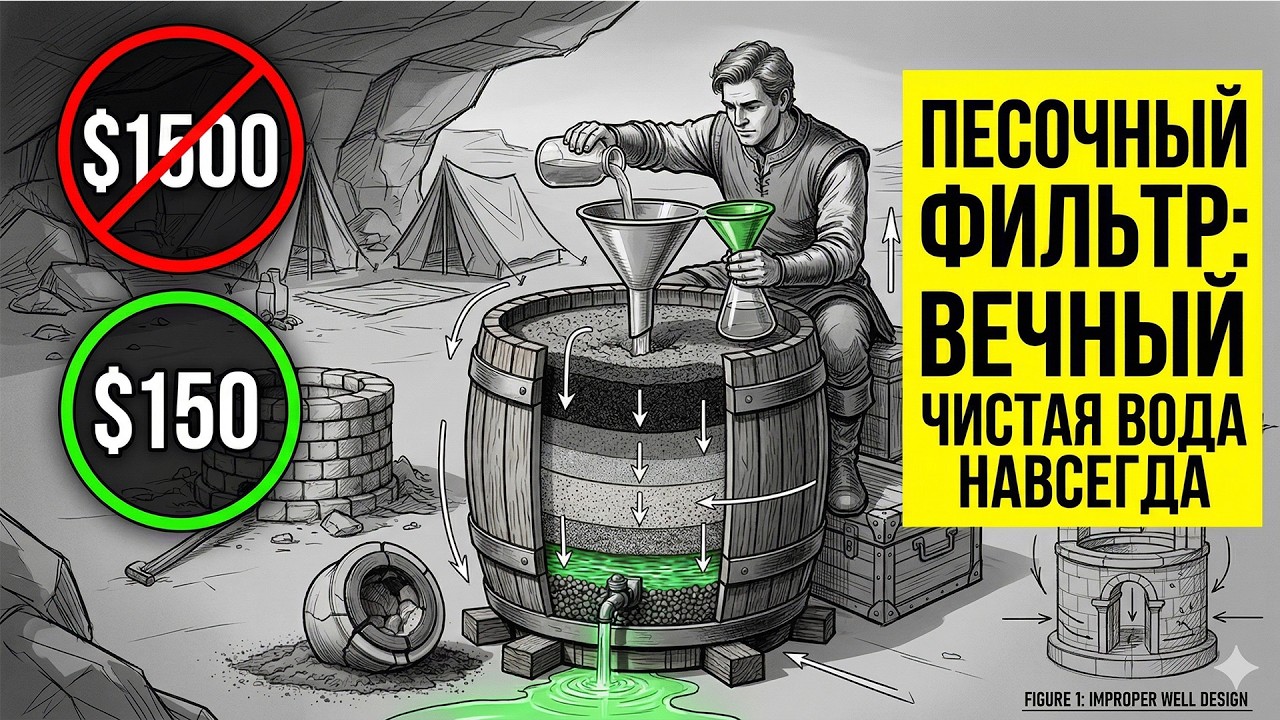 Твой фильтр &mdash; это наглая ложь маркетологов: как средневековая физика песка очищает воду вечно