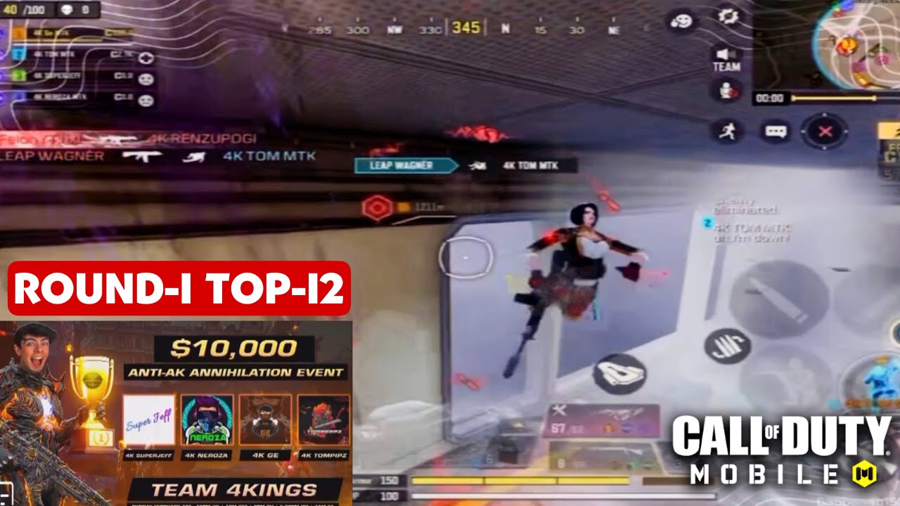 4KMAIN ROUND1 TOP10: $10K ANTI-AK ANHILATION EVENT FERG TOURNAMENT. CREDIT 