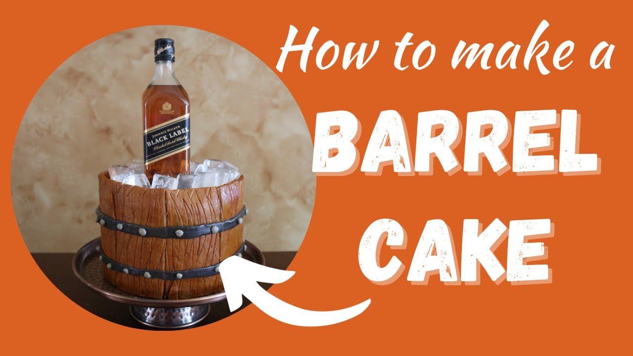🎂 Master the Art of the Ultimate Barrel Cake | Step-by-Step Baking Magic! 🍰 #CakeDecorating