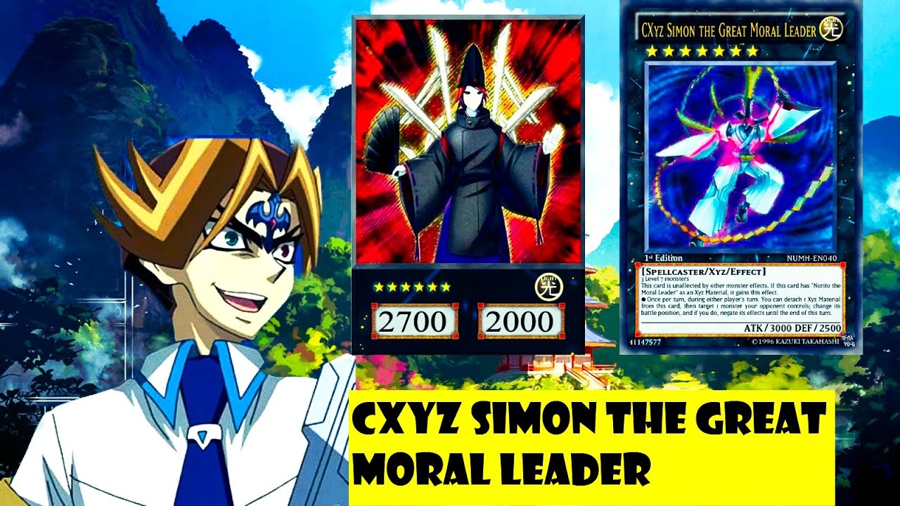 (YGOPRO)CXyz Simon the Great Moral Leader DECK,Carlyle Chesterton, Yu-Gi-Oh! ZEXAL