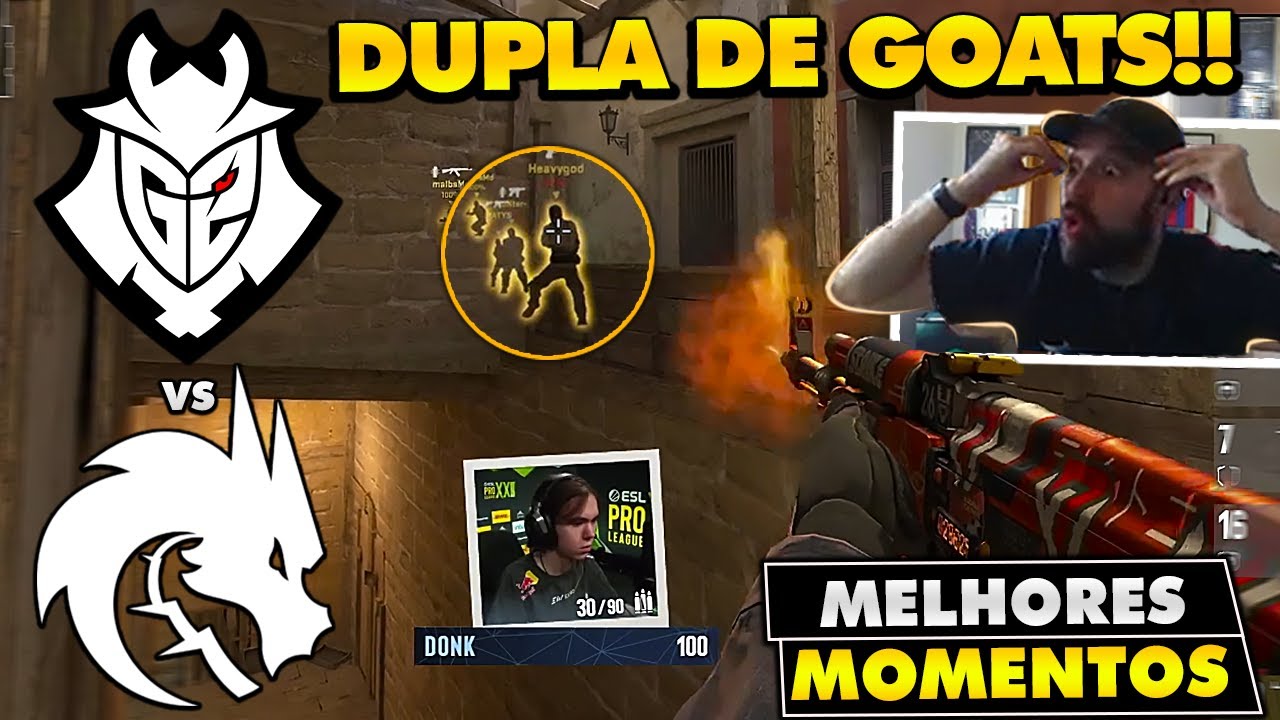 DONK & TN1R É COVARDIA!! DUPLA DESTRUIU TUDO! Melhores Momentos: SPIRIT vs G2 - ESL PRO LEAGUE