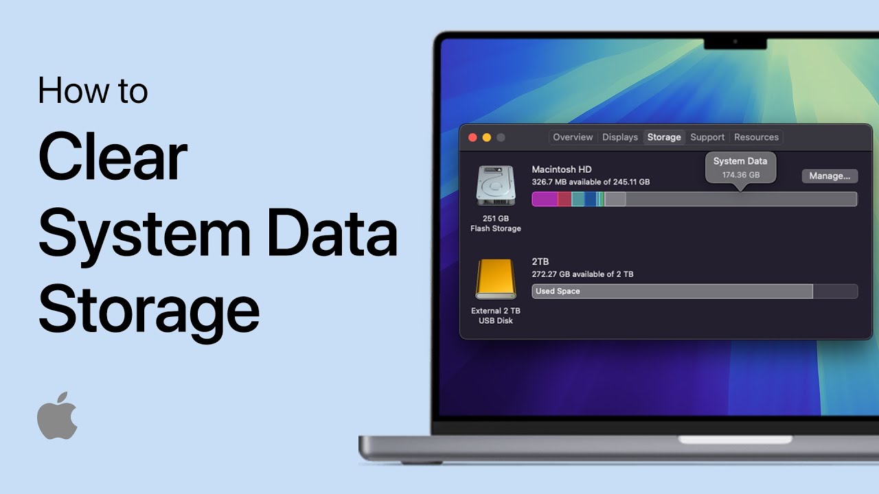 How To Clear System Data Storage on Mac - Tutorial