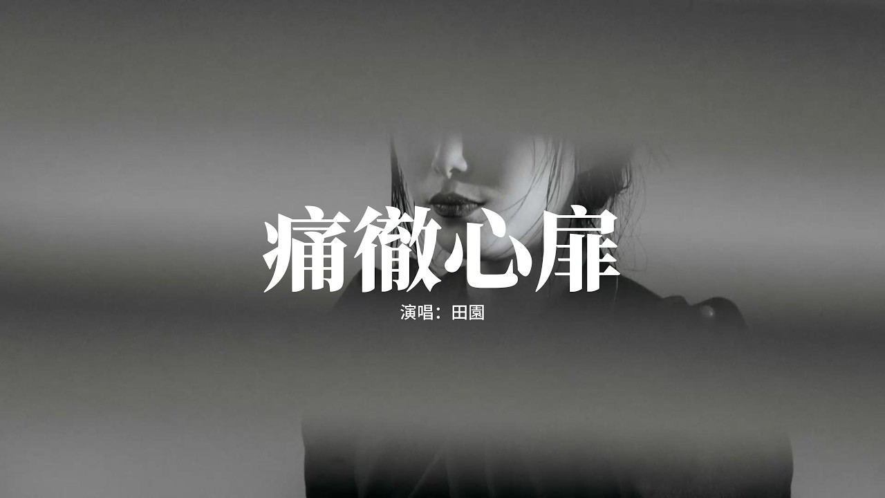 田園 - 痛徹心扉『愛你痛徹我心扉，給了你僅有的一片天，回憶的碎片，撞翻我心中思念的火蕊。』【動態歌詞MV】