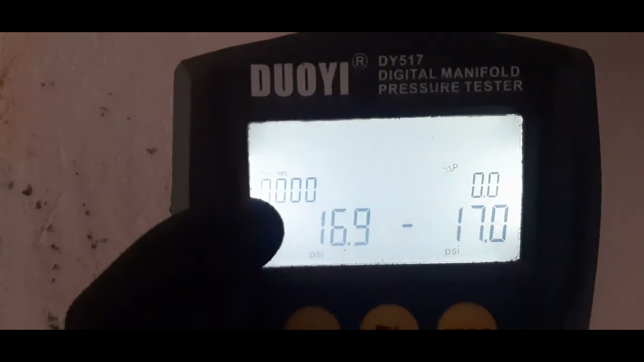 Como funciona o VACUO no Manifold DY517