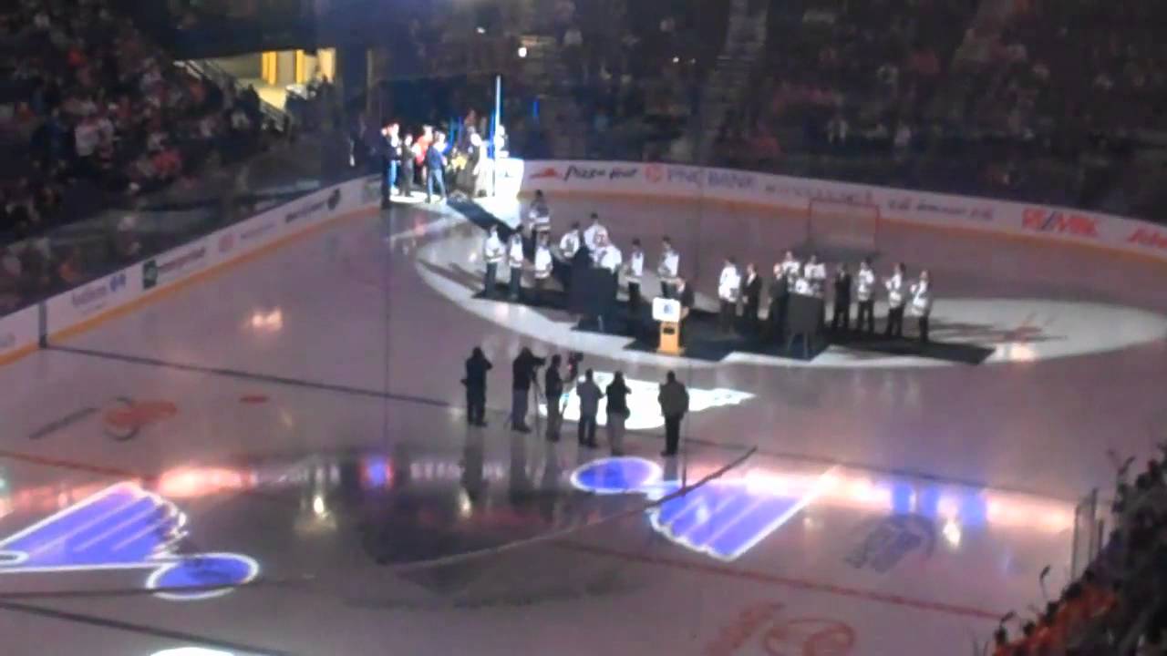 Ceremony Honoring Pavol Demitra and Igor Korolev (Part  1)