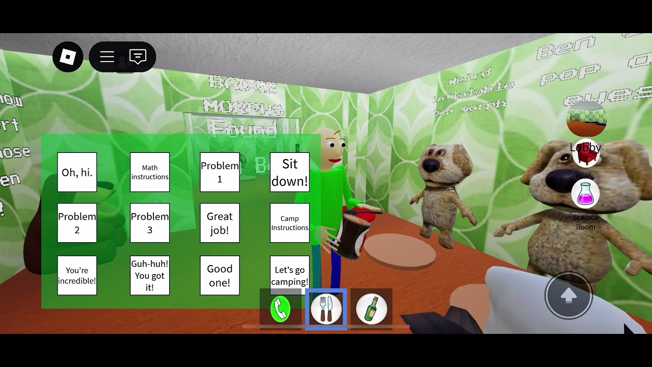 Talking Ben roleplay Baldi in talking Ben