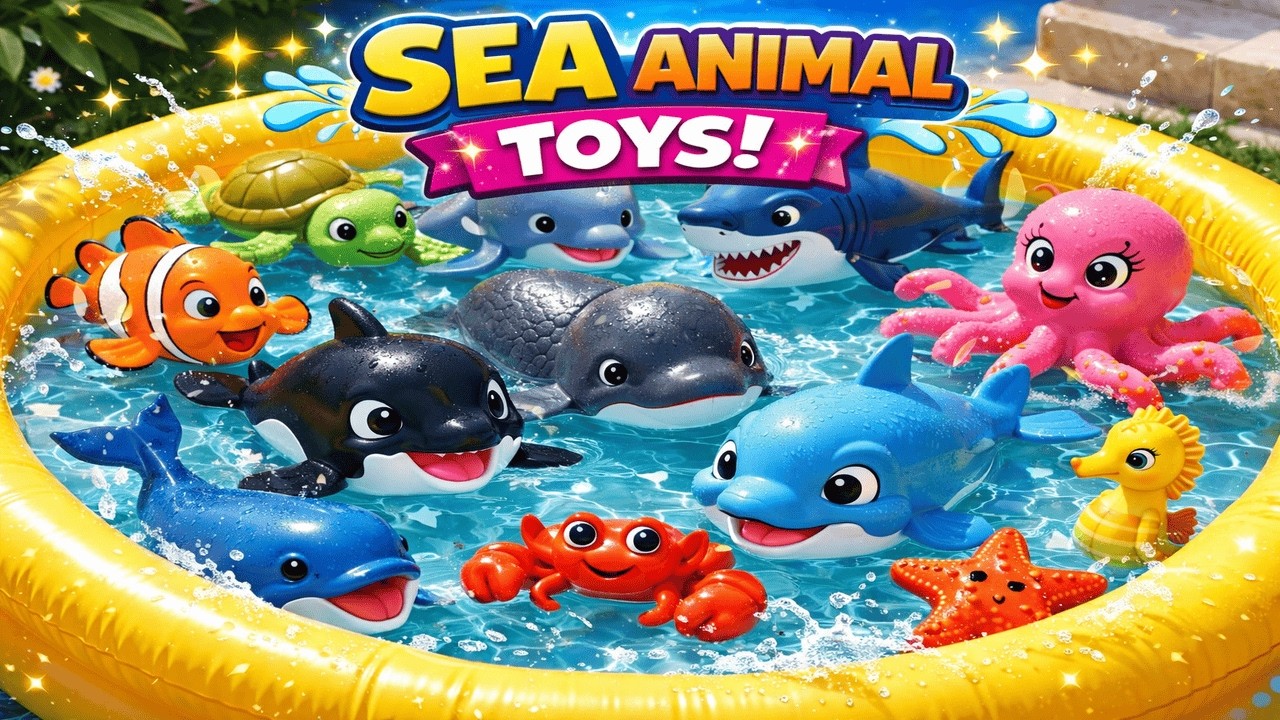 Ocean Animals for Kids: Learn Names, Facts & Educational Ocean Toys for Toddlers