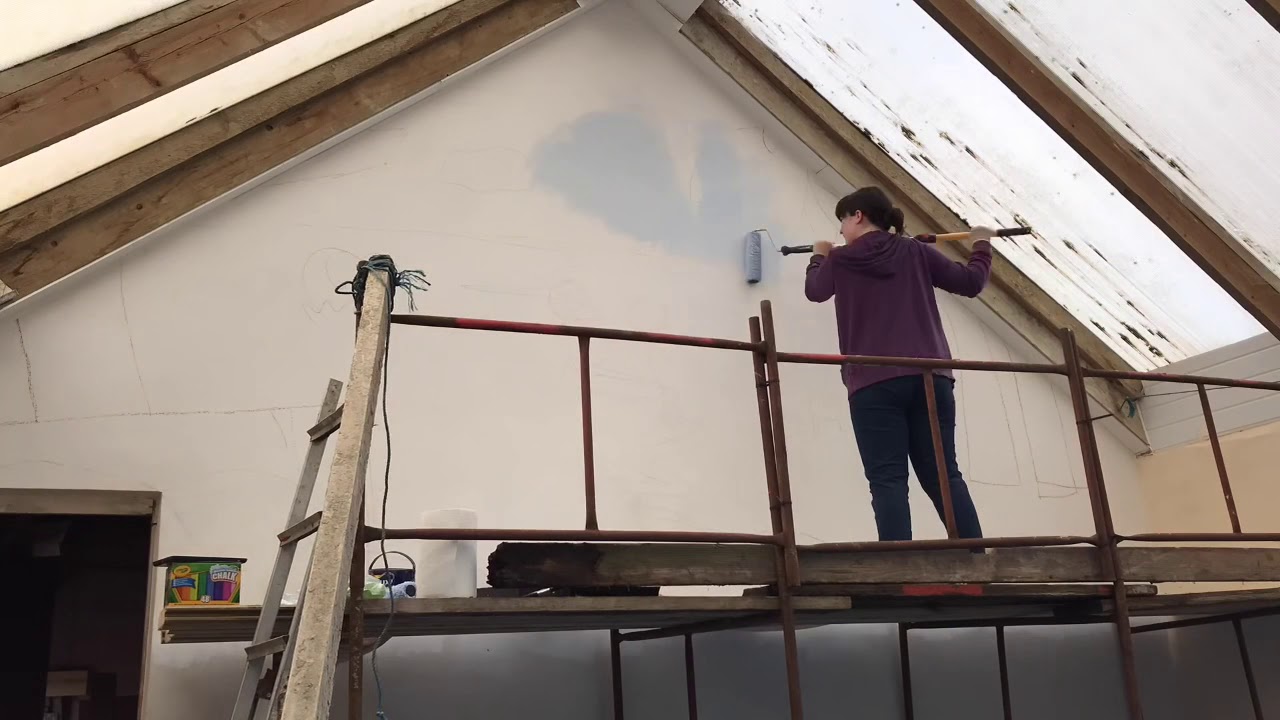 Big Project! Swimming Pool Mural Art Part 1