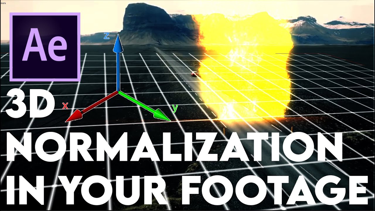 3D Normalization in Your Footage | After Effect Normalization | 3D Camera Tracking | Urdu Hindi