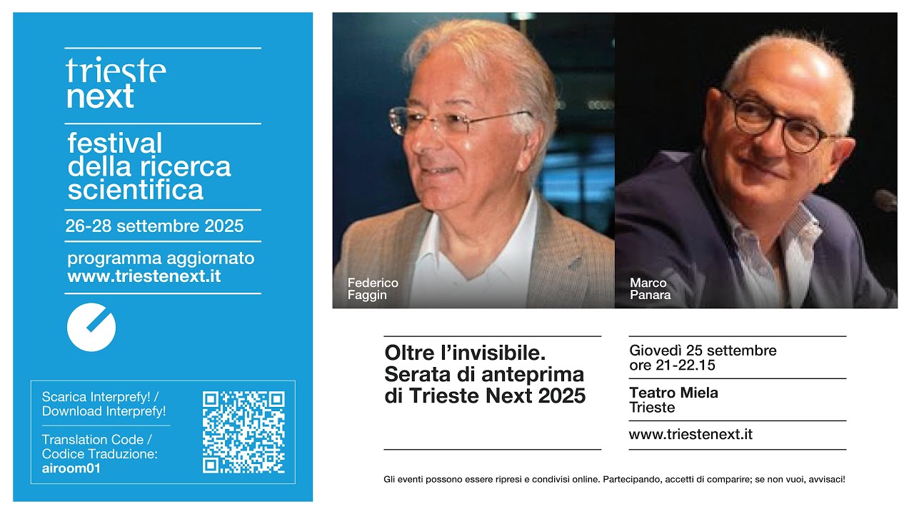 OLTRE L’INVISIBILE. SERATA DI ANTEPRIMA DI TRIESTE NEXT 2025