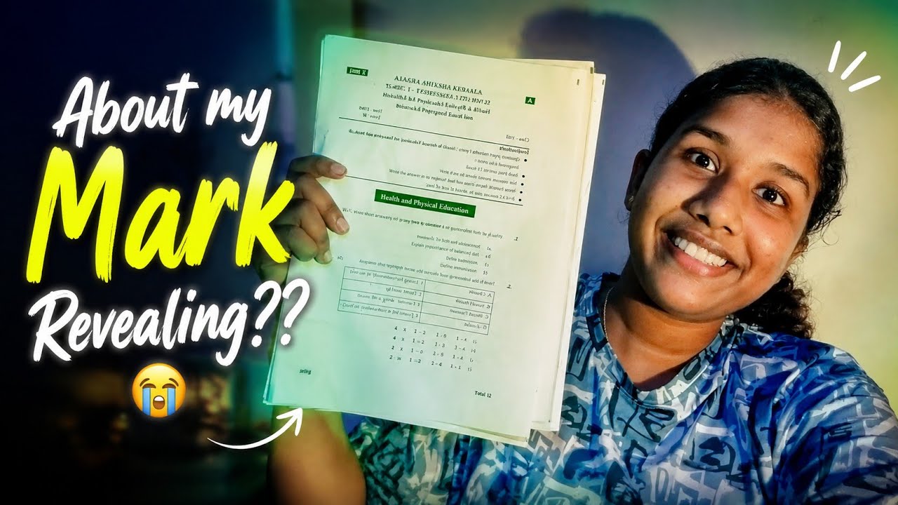 About my SSLC ONAM Exam Mark Reveal??❎😭 Got my exam paper🫣📉 Failed..❓❌ |malayalam #itzmenavuss