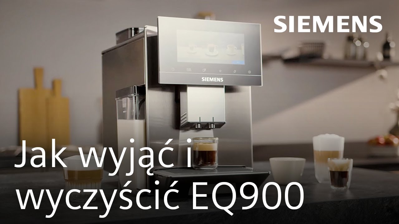 Jak wyjąć i wyczyścić jednostkę zaparzającą w ekspresie do kawy Siemens EQ900 | Siemens Home Polska