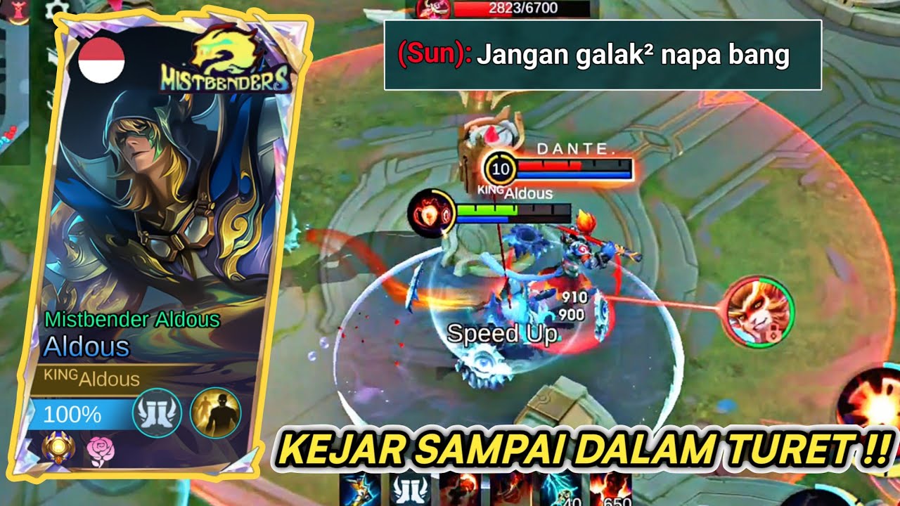 COMBO BUILD RAHASIA ALDOUS ONE HIT!!! MUSUH AUTO KENA MENTAL -MLBB